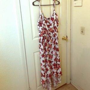 Torrid floral high-low dress